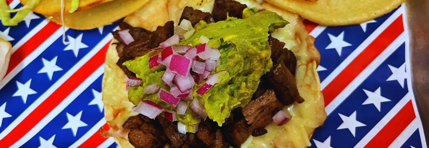Authentic Mexican taco at Las Patronas Mexican Cuisine, the best premium Mexican restaurant in Cypress TX.